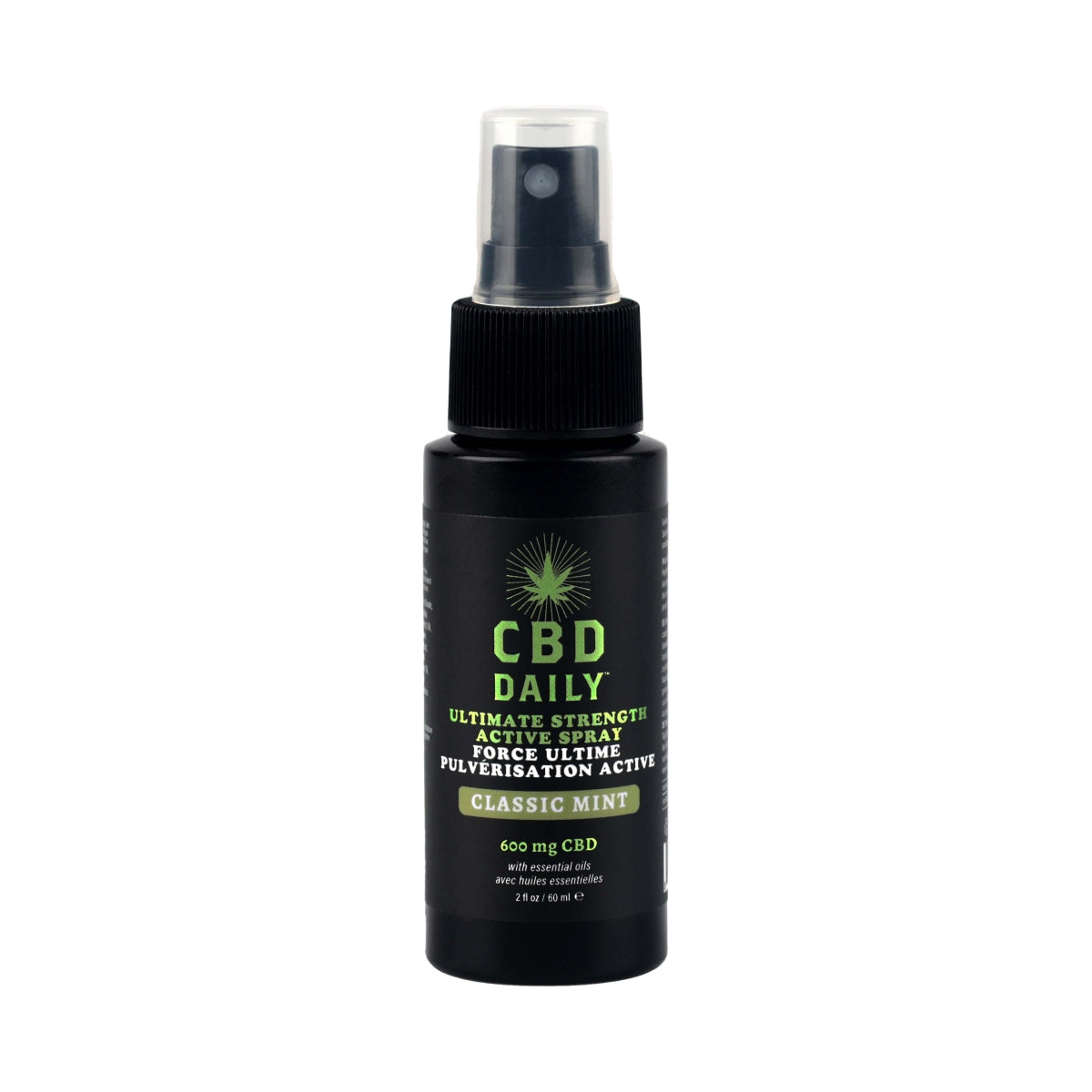 CBD Daily Ultimate Strength Active Spray Classic Mint 2oz